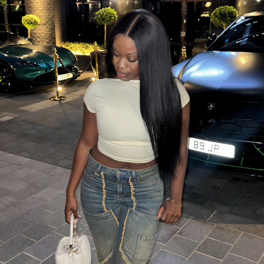 AALIYAH UNIT HD 5X5' 24" STRAIGHT VIRGIN HAIR CLOSURE WIG